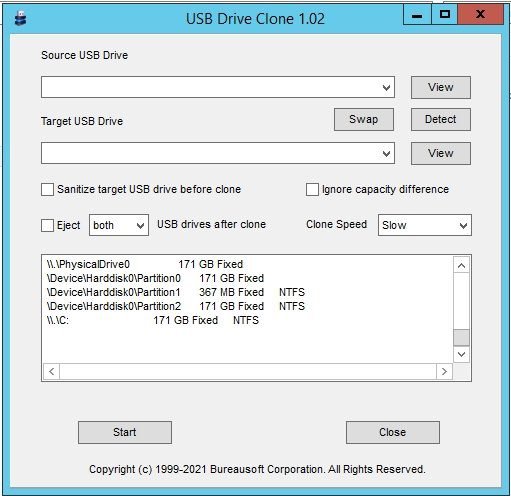 usb drive clone portable